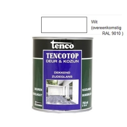 Tencotop Deur & Kozijn dekkend zijdeglans Wit