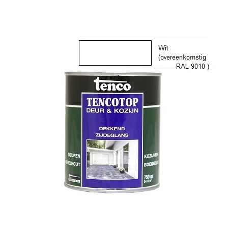 Tencotop Deur & Kozijn dekkend zijdeglans Wit