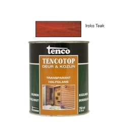 TencoTop transparant halfglans Iroko Teak, voorheen Tencorex