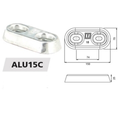 Vetus ALU15C aluminium anode