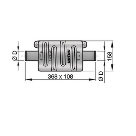 Vetus dempmp afmetingen