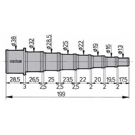 Vetus HA1338 tekening
