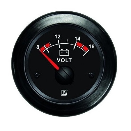 Vetus VLT12B voltmeter 12 volt