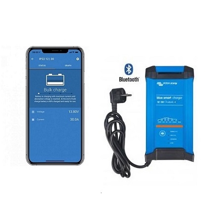 Victron Blue Smart charger smartphone