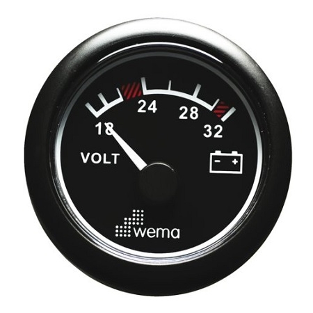 Wema voltmeter 24 Volt
