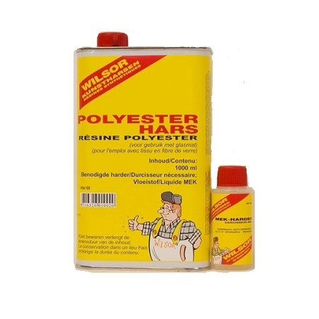 Wilsor polyesterhars 1000 ml