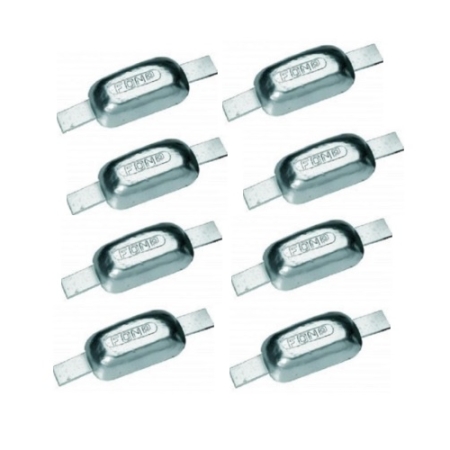Aluminium anode 0,6 kg met strip vanaf 8 stuks