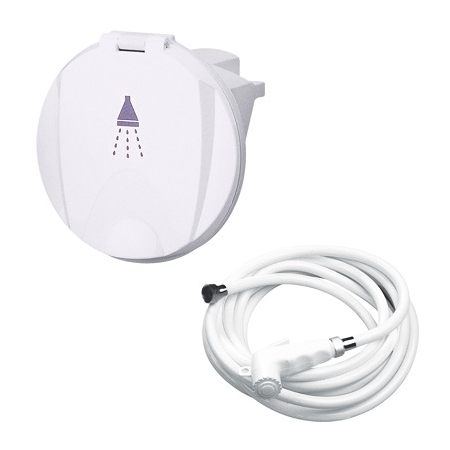 Inbouwdouche wit 46303