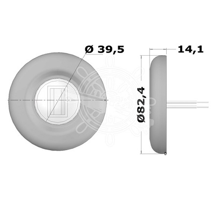 heklicht LED 1105202 tekening