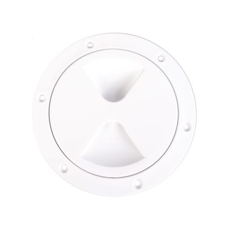 Inspectiedeksel wit 153 mm