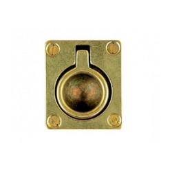 Luikring messing rond klein