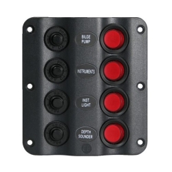 Talamex schakelpaneel Wave 4-delig 14576010