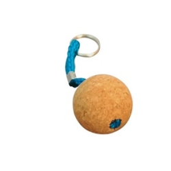 sleutelhanger kurk rond