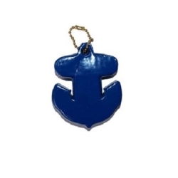 Talamex drijvende sleutelhanger anker blauw