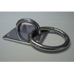 RVS steigerring/aanlegring groot