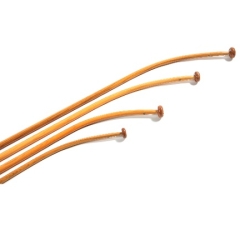 Houten gebogen vlaggenstokken