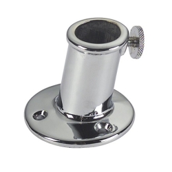 Vlaggenstokhouder verchroomd 25 mm